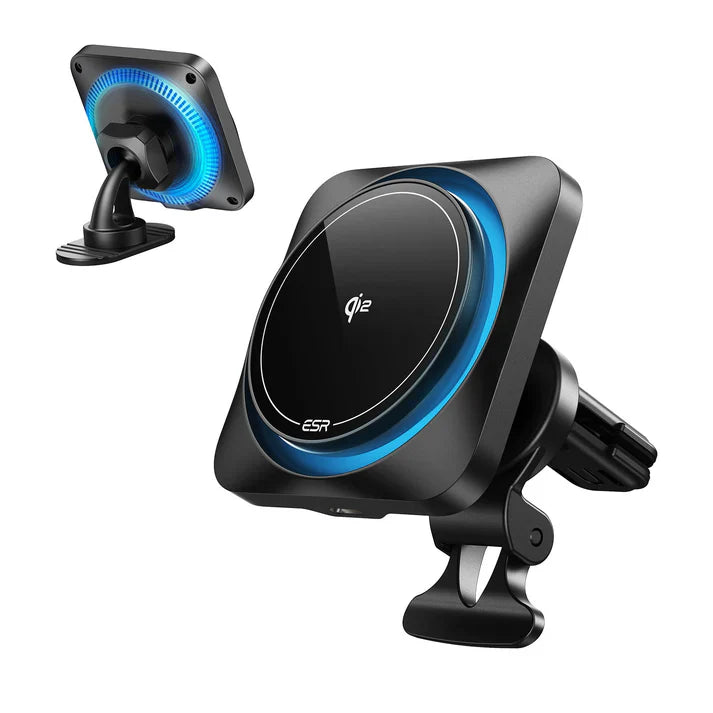 Wireless Car Charger with CryoBoost™ (HaloLock) - Wireless Charger with 36W Adapter