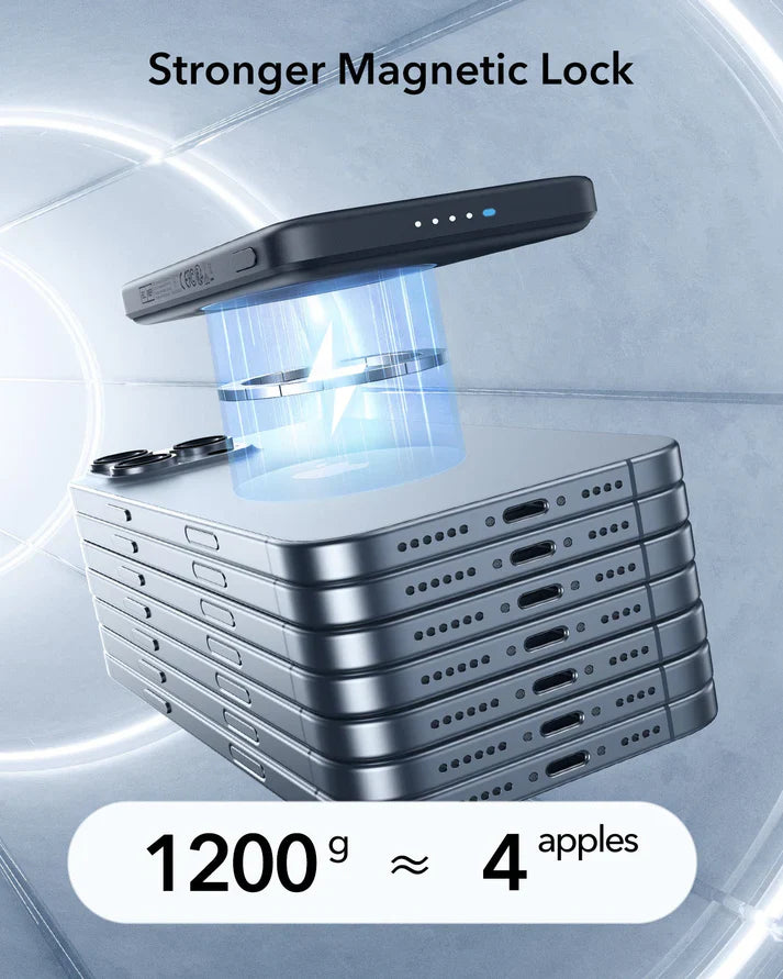 Qi2 MagSlim Power Bank (5K) - Black