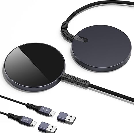 Mini Wireless Charger (HaloLock) - Black