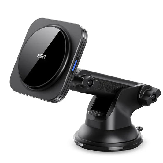 Qi2 Dashboard Wireless Car Charger (HaloLock) - Black