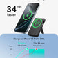Qi2 5,000 mAh MagSlim Kickstand Power Bank - Black