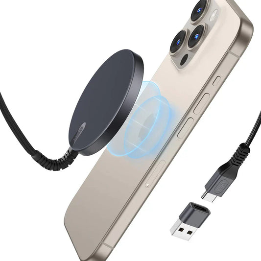Mini Wireless Charger (HaloLock) - Black