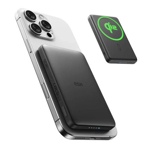 Qi2 MagSlim Power Bank (5K) - Black
