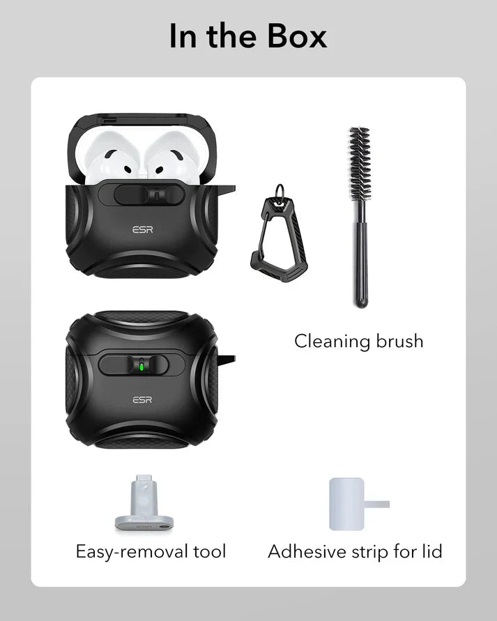 AirPods 4 Cyber FlickLock Case (HaloLock)