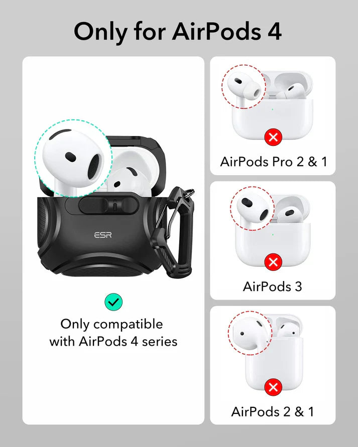 AirPods 4 Cyber FlickLock Case (HaloLock)