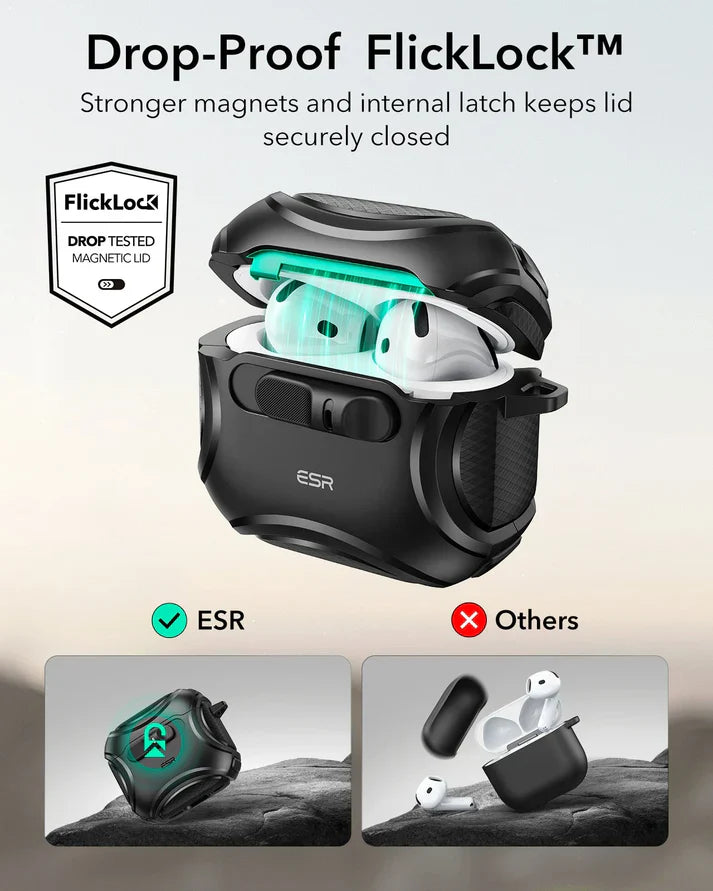 AirPods 4 Cyber FlickLock Case (HaloLock)