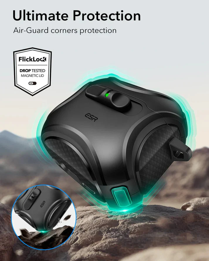 AirPods 4 Cyber FlickLock Case (HaloLock)